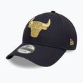 Kepuraitė su snapeliu New Era Metallic 9Forty Bulls navy 3