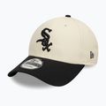 Kepuraitė su snapeliu New Era Colourblock 9Forty Chicago White Sox light beige 3