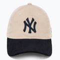 Kepuraitė su snapeliu New Era Block Cord 9Twenty New York Yankees light beige 2