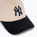 Kepuraitė su snapeliu New Era Block Cord 9Twenty New York Yankees light beige 3