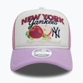 Kepuraitė su snapeliu New Era Fruit Graphics Trucker New York Yankees dark pink 3
