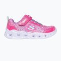 Vaikiški batai SKECHERS Heart Lights Boogie Love karšta rožinė/daugiaspalvė 2