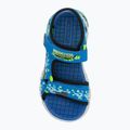 Vaikiškos basutės SKECHERS Mega Splash black/blue/lime 5