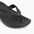 Šlepetės per pirštą Crocs Crocband Flip black/slate grey 7