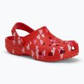 Vaikiškos šlepetės Crocs Classic Valentines Day Clog Kids cherry red 2