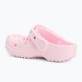 Vaikiškos šlepetės Crocs Classic Floral Cutout Clog Kids Toddler pink milk 4
