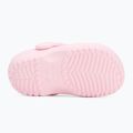 Vaikiškos šlepetės Crocs Classic Floral Cutout Clog Kids Toddler pink milk 5