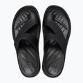 Moteriškos šlepetės per pirštą Crocs Getaway Platform Toe Loop black 2