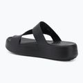 Moteriškos šlepetės per pirštą Crocs Getaway Platform Toe Loop black 3