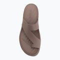 Moteriškos šlepetės per pirštą Crocs Getaway Platform Toe Loop truffle 5