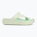 Moteriškos šlepetės per pirštą Crocs Getaway Platform Toe Loop jade tint 2