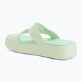 Moteriškos šlepetės per pirštą Crocs Getaway Platform Toe Loop jade tint 3