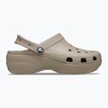 Moteriškos šlepetės Crocs Classic Platform Clog taupe 2
