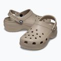 Moteriškos šlepetės Crocs Classic Platform Clog taupe 3