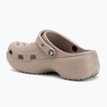 Moteriškos šlepetės Crocs Classic Platform Clog taupe 4