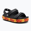 Vaikiški sandalai Crocs Crocband Cruiser Flames black