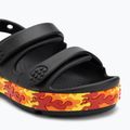 Vaikiški sandalai Crocs Crocband Cruiser Flames black 7
