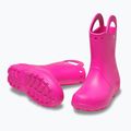 Vaikiški guminiai batai Crocs Handle It Rain Boot Kids pink crush 3