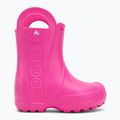 Vaikiški guminiai batai Crocs Handle It Rain Boot Kids Toddler pink crush 2