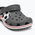 Vaikiškos šlepetės Crocs Classic Soccer Band Clog Kids slate grey 8
