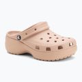Moteriškos šlepetės Crocs Classic Platform Clog pink caramel