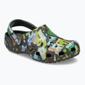 Šlepetės Crocs Classic Painted Floral black sand 9
