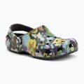 Šlepetės Crocs Classic Painted Floral black sand 2