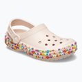 Vaikiškos šlepetės Crocs Classic Beaded Band Clog Kids quartz 9
