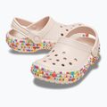 Vaikiškos šlepetės Crocs Classic Beaded Band Clog Kids quartz 14