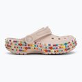 Vaikiškos šlepetės Crocs Classic Beaded Band Clog Kids quartz 3