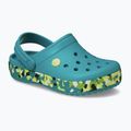 Vaikiškos šlepetės Crocs Crockband Glow Confetti Band turbo teal/multi 9