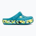 Vaikiškos šlepetės Crocs Crockband Glow Confetti Band turbo teal/multi 3