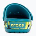 Vaikiškos šlepetės Crocs Crockband Glow Confetti Band turbo teal/multi 7