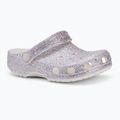 Vaikiškos šlepetės Crocs Classic Fantasy Glitter white
