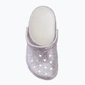Vaikiškos šlepetės Crocs Classic Fantasy Glitter white 6
