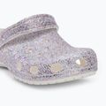 Vaikiškos šlepetės Crocs Classic Fantasy Glitter white 8