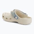 Vaikiškos šlepetės Crocs Classic Denim Flower Adjustment Backstrap summit white 4