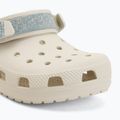 Vaikiškos šlepetės Crocs Classic Denim Flower Adjustment Backstrap summit white 8