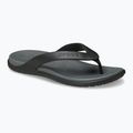 Šlepetės per pirštą Crocs Coast Flip black/slate grey 8