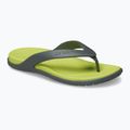 Šlepetės per pirštą Crocs Coast Flip slate grey/citrus 8