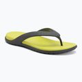 Šlepetės per pirštą Crocs Coast Flip slate grey/citrus