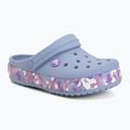 Vaikiškos šlepetės Crocs Crockband Glow Confetti Band blue haze/multi