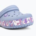 Vaikiškos šlepetės Crocs Crockband Glow Confetti Band blue haze/multi 8