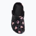 Vaikiškos šlepetės Crocs Classic Flower black 6