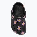 Vaikiškos šlepetės Crocs Classic Flower 212671 black 6