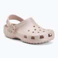 Vaikiškos šlepetės Crocs Classic Pearl Shine quartz 2