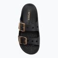 Moteriškos šlepetės Crocs Saturday Metallic Buckle black 5