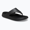 Moteriškos šlepetės per pirštą Crocs Getaway Triangle black 8