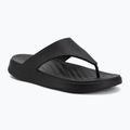 Moteriškos šlepetės per pirštą Crocs Getaway Triangle black