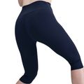 Moteriškos tamprės Nike One High Waisted Capri midnight navy/white 5